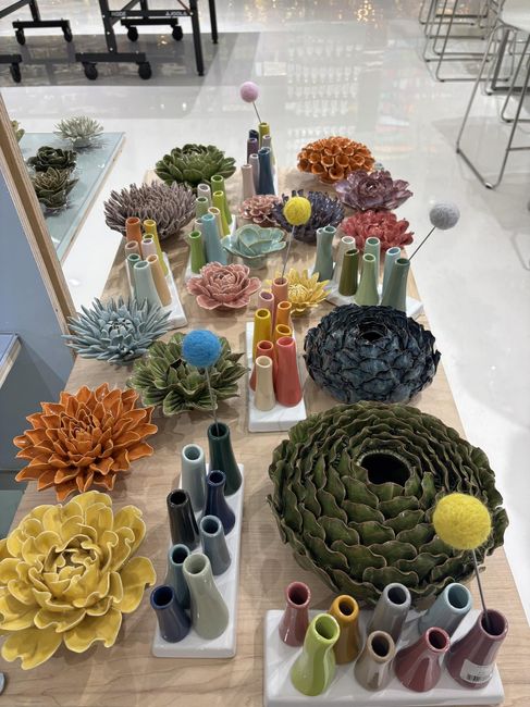 Ceramic flowers