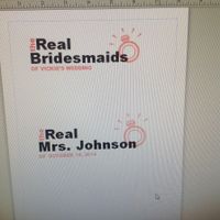 DIY Bridesmaid and Bride shirts (pic included)