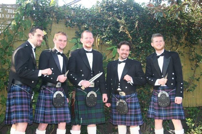 Groom wearing kilt for wedding? 2