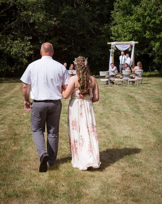 Well we did it! Backyard wedding 8/29/20 2