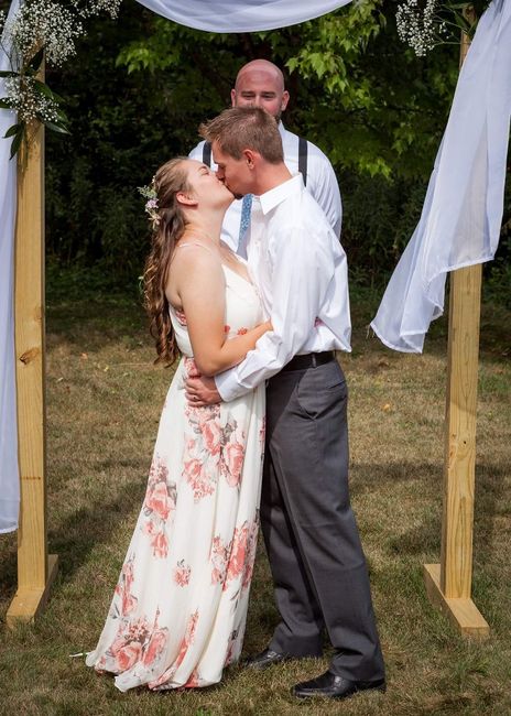Well we did it! Backyard wedding 8/29/20 3