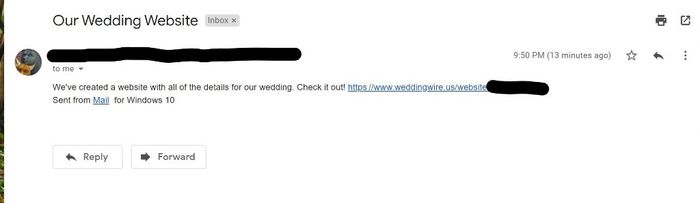 E-invitations through Wedding Wire? 1