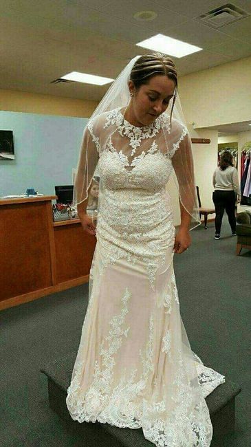 I bought my wedding dress today:)