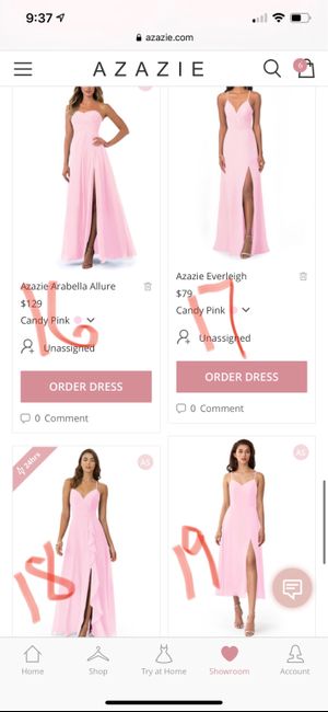 Bridesmaids Dresses - Need help deciding! Please vote which one! 5