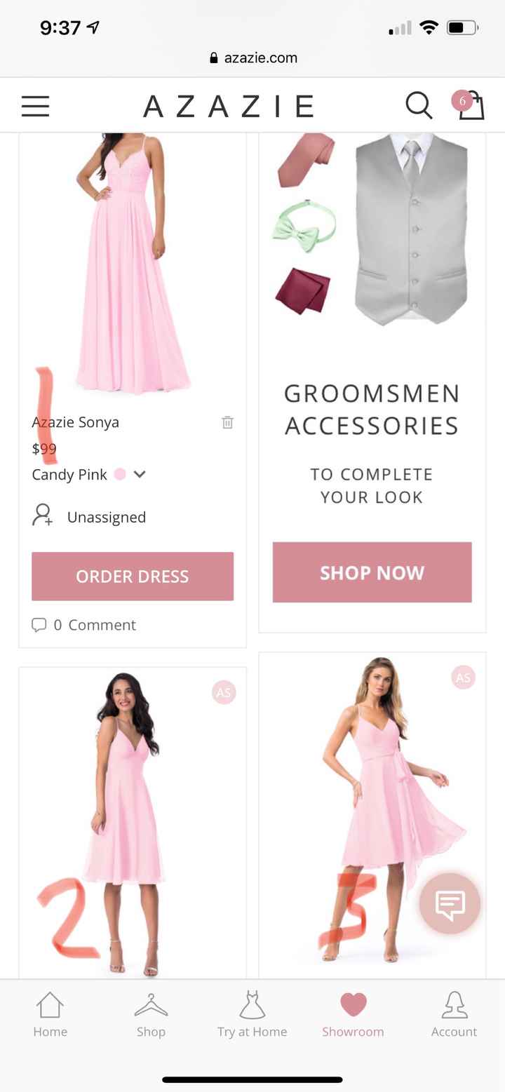 Bridesmaids Dresses - Need help deciding! Please vote which one! - 1