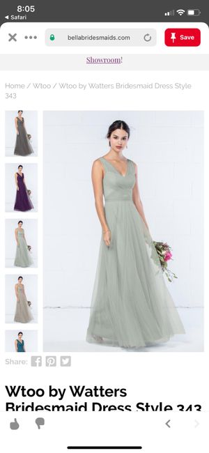 What do your bridesmaids dresses look like? 12