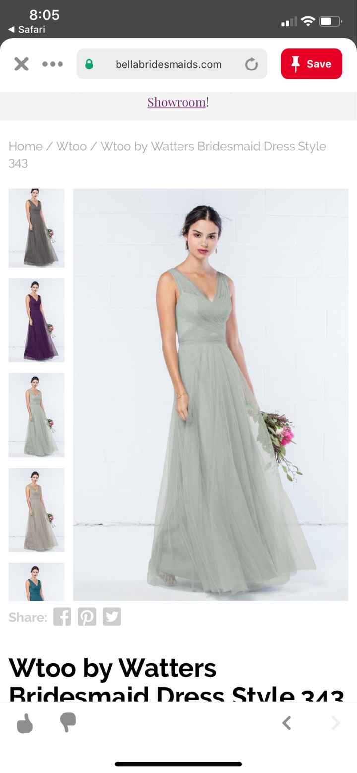 What do your bridesmaids dresses look like? - 1