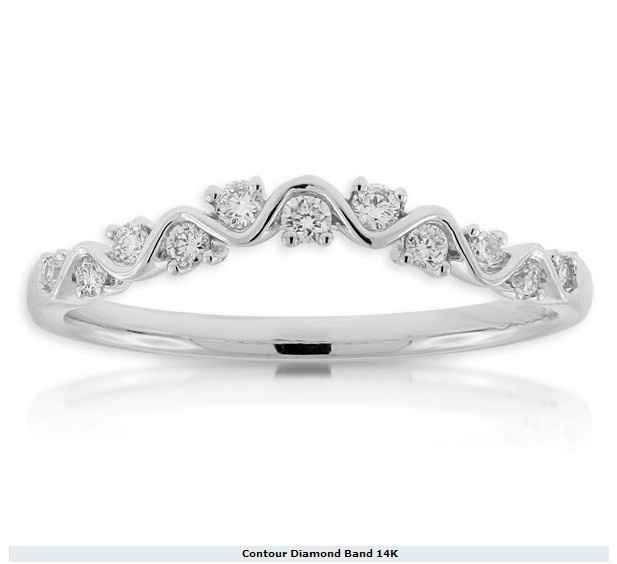 What kind of wedding band for a 3 stone engagement ring?