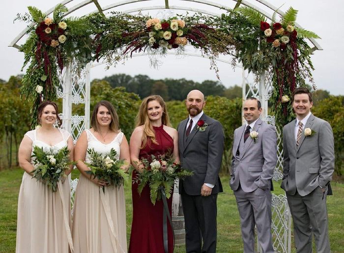 Bam! October 13th, vineyard wedding in Missouri - 9