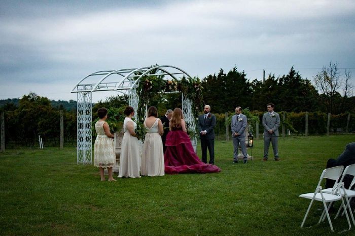 Bam! October 13th, vineyard wedding in Missouri - 17
