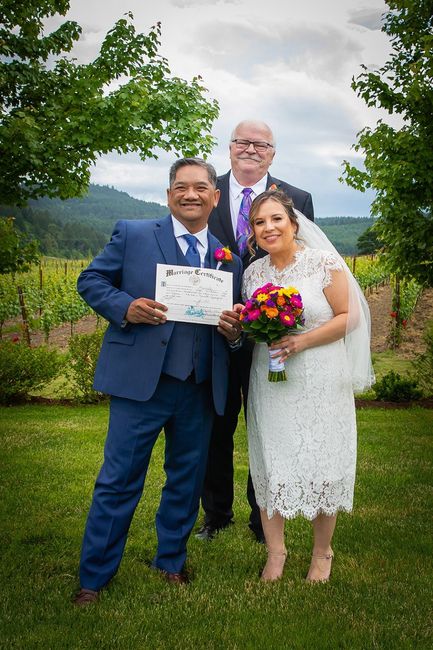 We got married on our original date 6/5/20! 2
