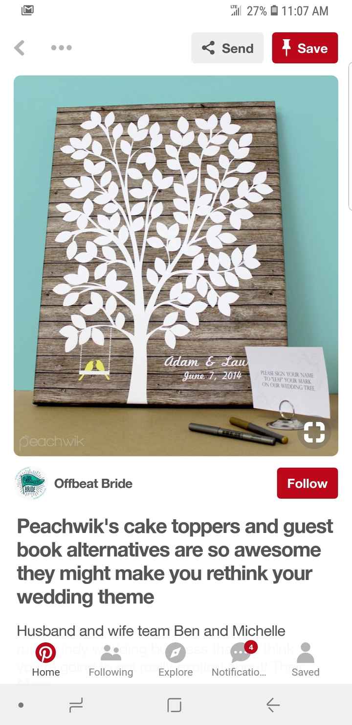 Help!! Need 2" wooden leaves for guestbook - 1