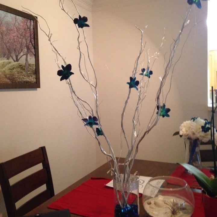 Branch centerpieces