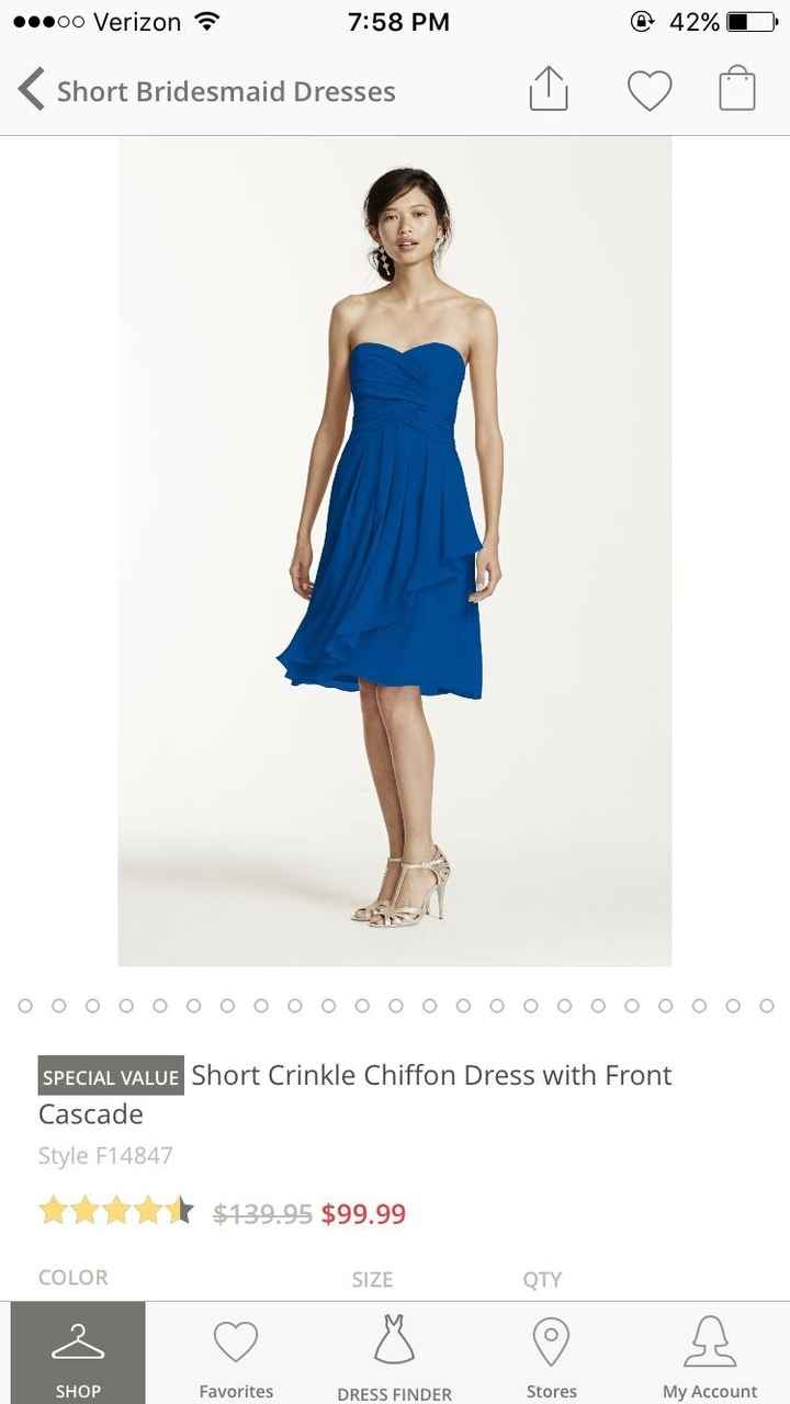Chose Bridesmaids Dresses!!