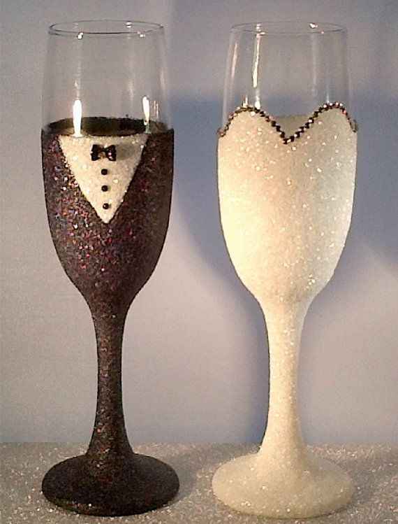 Bride and Groom glasses - 2