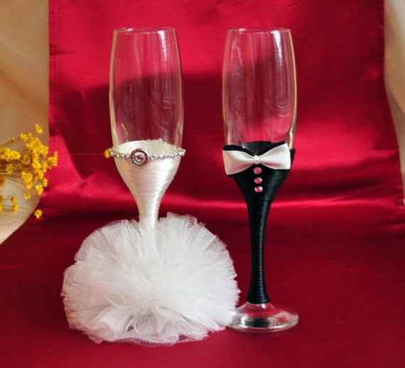 Bride and Groom glasses - 3
