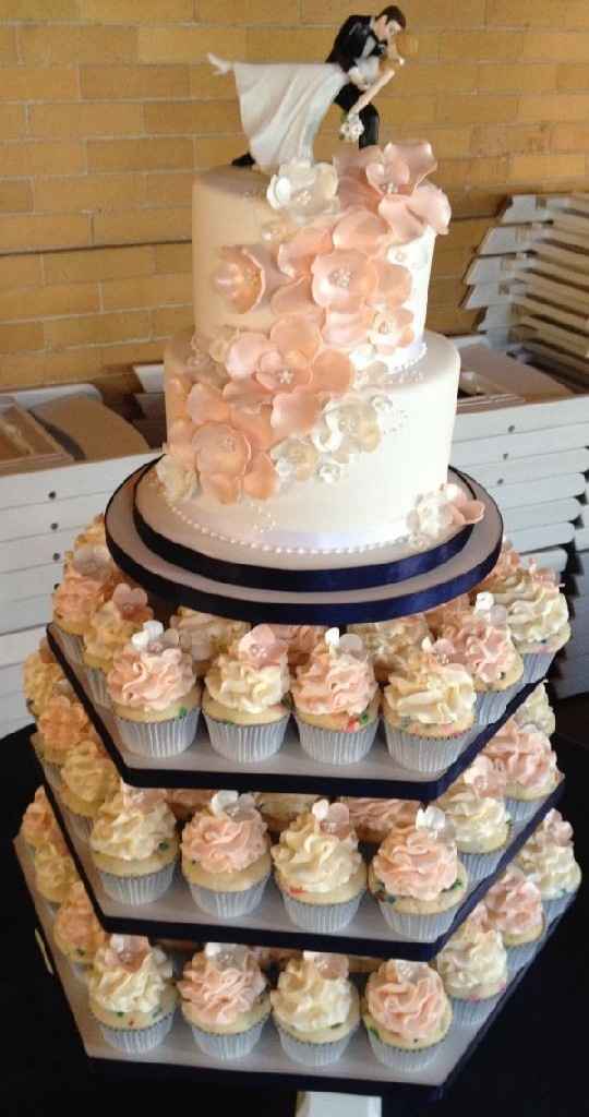 How many tiers in your wedding cake? - 1