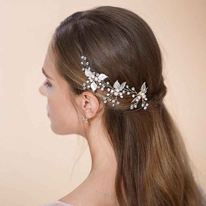 Side part hair embellishments - 1