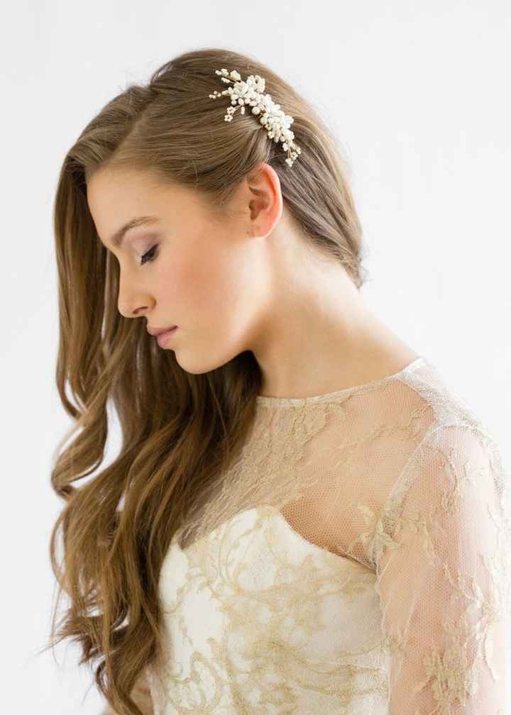 Side part hair embellishments - 1