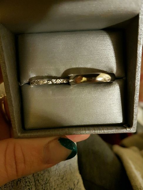 Picked up ring