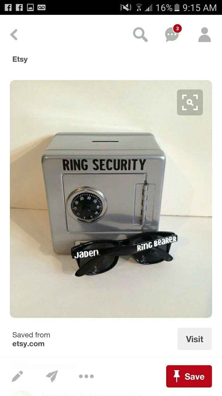 Ring box and guestbook