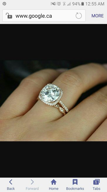 I need opinions! Does this band match my engagment ring?