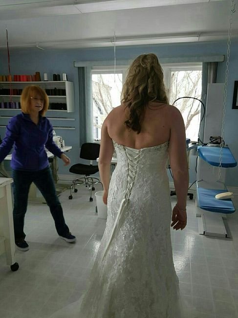 Final dress fitting