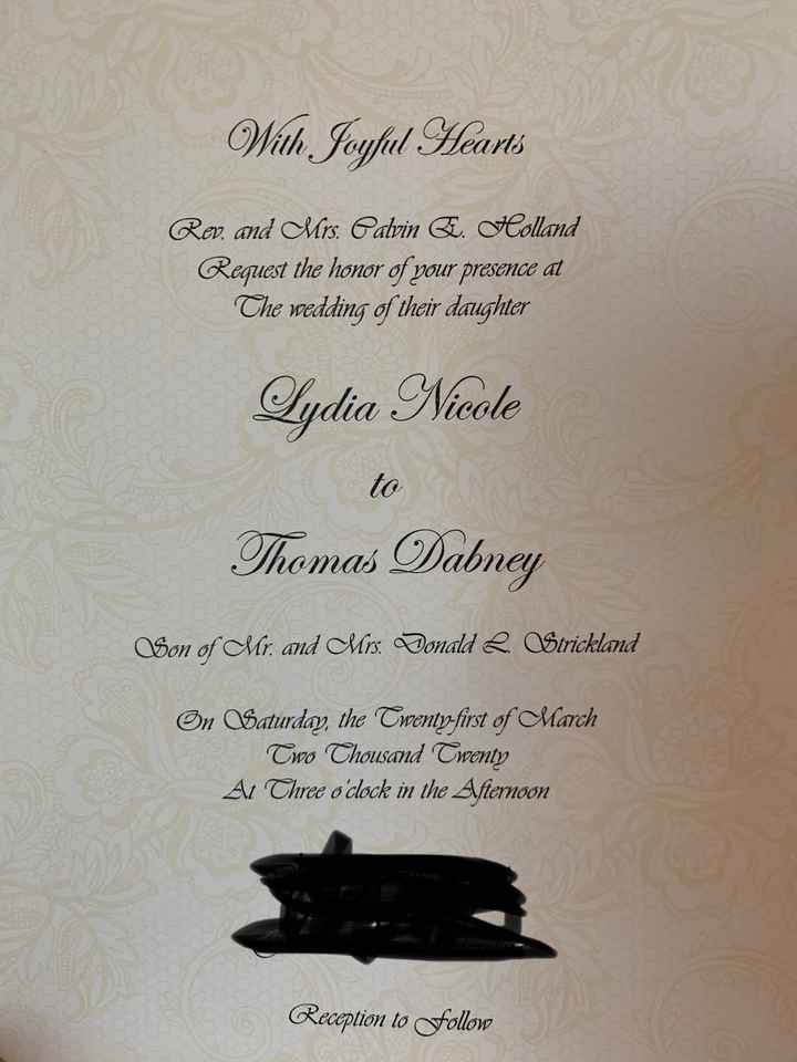Hobby Lobby invites? - 1