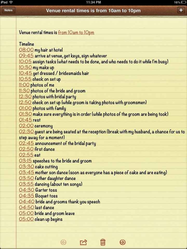 How much time is needed for photos?