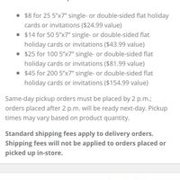 I got the best deal from staples 200 printed invitations from staples for $44