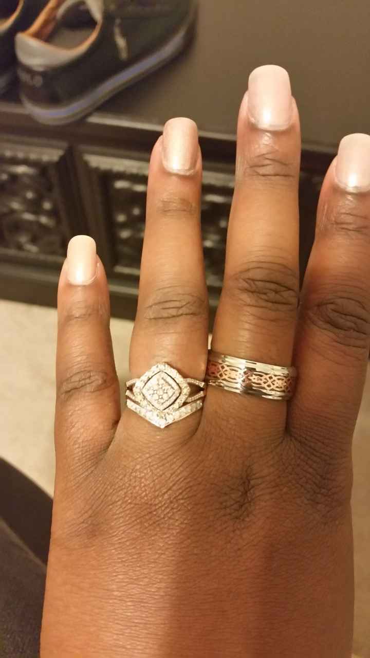 Got our wedding bands! Show me yours!