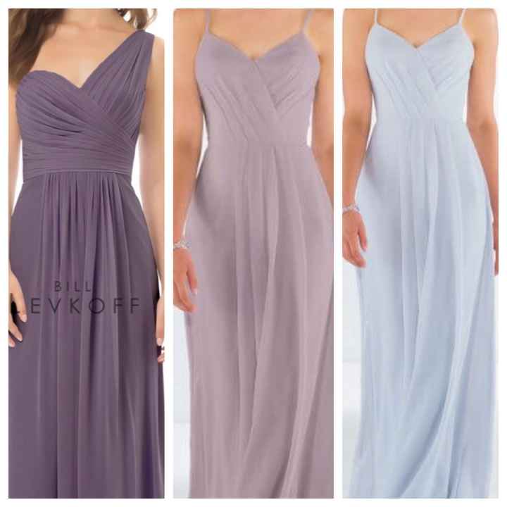 Bridesmaid dress colors 