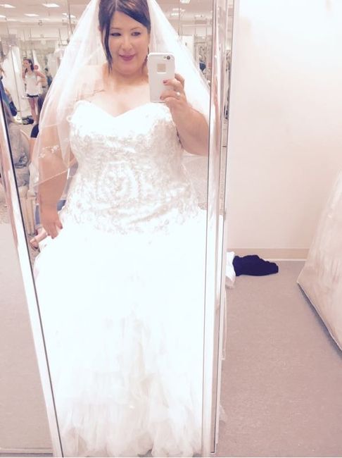 Full figured bride found her dress!