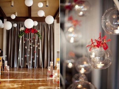 Ceremony altar area decor