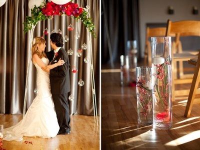 Ceremony altar area decor