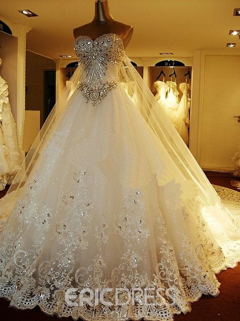 Regretting the wedding dress. 2