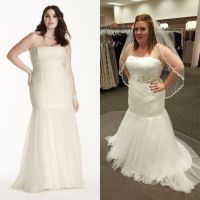 Any plus size brides think they rock their dress better than the model?