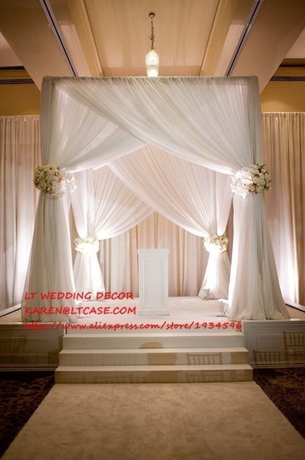 Can I see pics of your aisle/ceremony decor and wedding arbors?