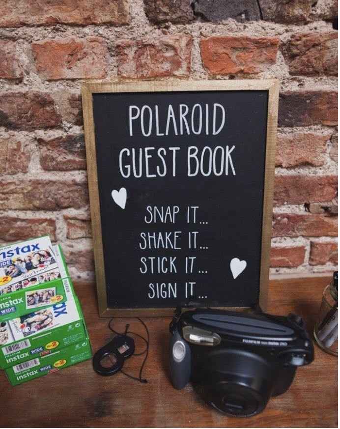 What are you doing for your guestbook?