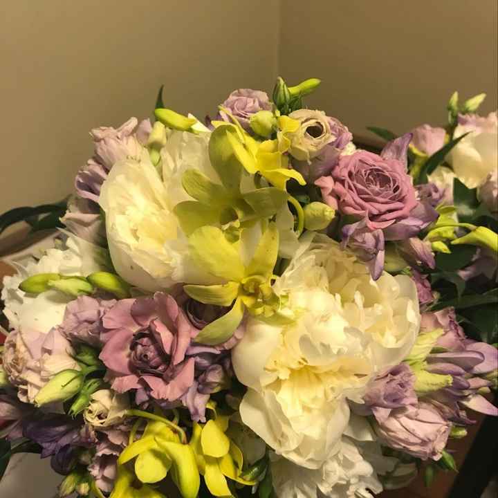 Preserving wedding bouquet