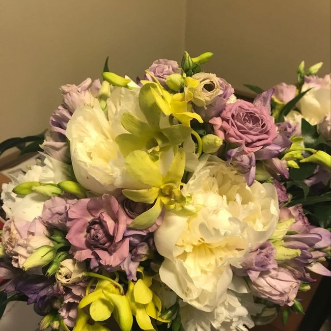 Preserving wedding bouquet