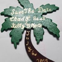 Palm Tree Save the Date-