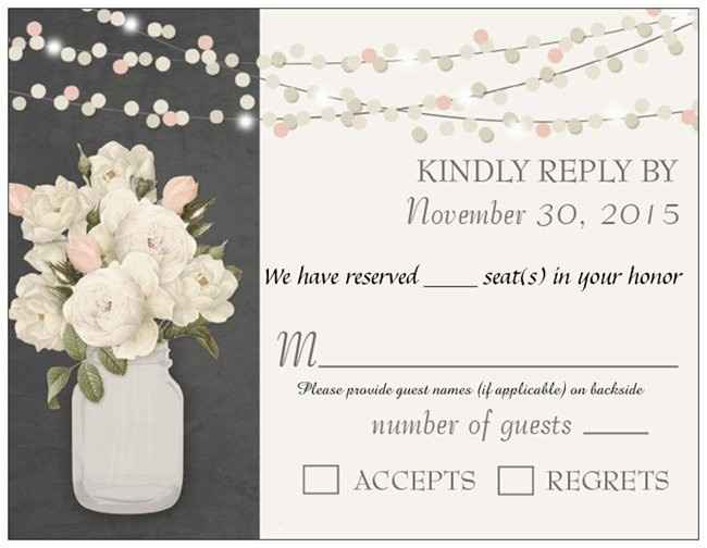 Show me your RSVP Cards