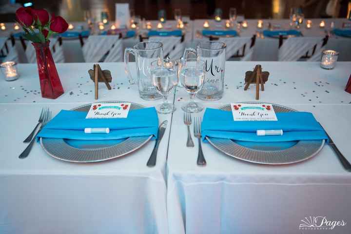 Bridal party table ideas