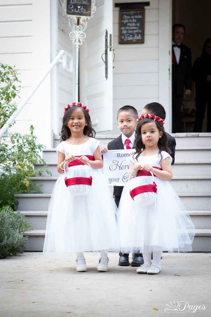 This girl is totally trying to upstage me at my own wedding