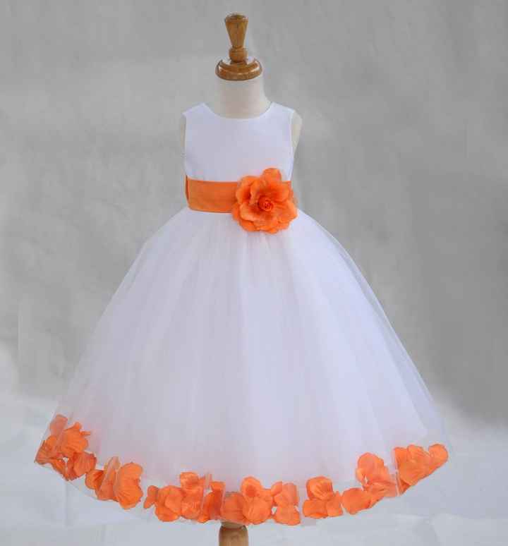 Color scheme/flower girl dresses
