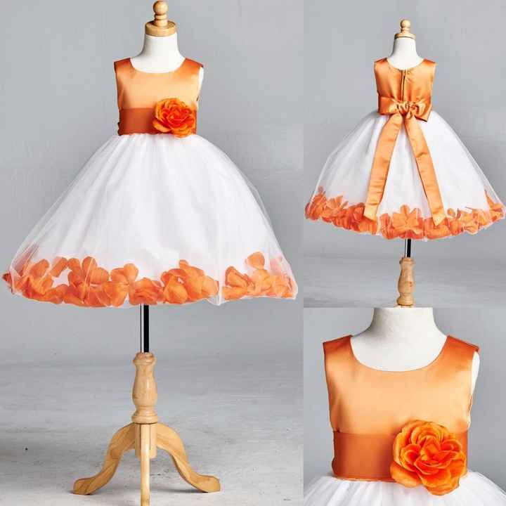 Color scheme/flower girl dresses