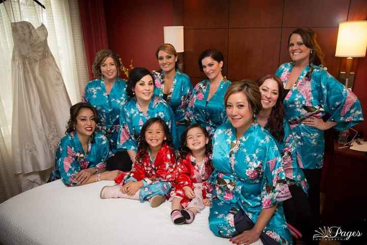 Bridesmaid robes