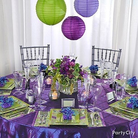 Purple & Green