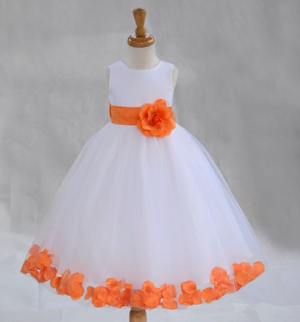 Color scheme/flower girl dresses